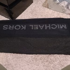 Michael kors scarf with sequined writing